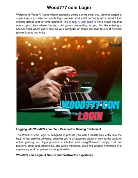 Wood777.com login .